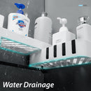 idrop Wall Mounted Kitchen Bathroom Rack with Rotating Shelf / Rak Dinding Pelbagai Guna / 带旋转架子的壁挂式厨房浴室架