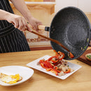 idrop 34CM - GD TRENDY Kitchen Cooking Wok Frying Pan [ Stone Black ]