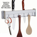 idrop Multipurpose Kitchen Wall Mounted Knife & Utensil Holder Railing