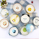 idrop [ 15CM / 1 PC ] Children Ceramic Food Bowl Tableware Set / Set Mangkuk Makan Seramik Kanak-Kanak / 陶瓷碗 6^陶瓷碗浮雕手绘-