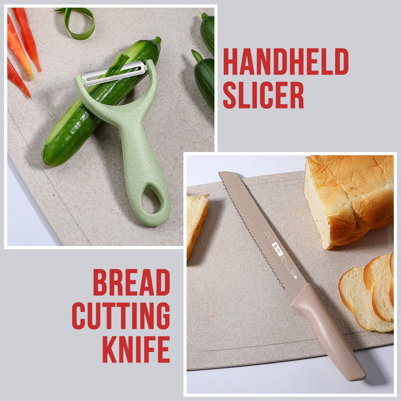 idrop 6PCS Colorful Lightweight Sharp Kitchen Knife Set