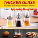 idrop [ 160ml ] Glass Oil & Sauce Bottle Seasoning Condiment Dispenser Jar