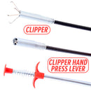 idrop [ 60CM ] Flexible Sink Drainage Plumbing Cleaning Rod with Grapple Clipper