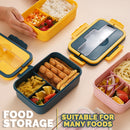 idrop Portable Heat Insulated Leakproof Lunchbox Smartphone Holder + FREE Spoon & Chopstick