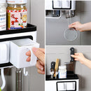 idrop MULTIFUNCTION STORAGE - Kitchen Wall Mount Seasoning Rack Shelf