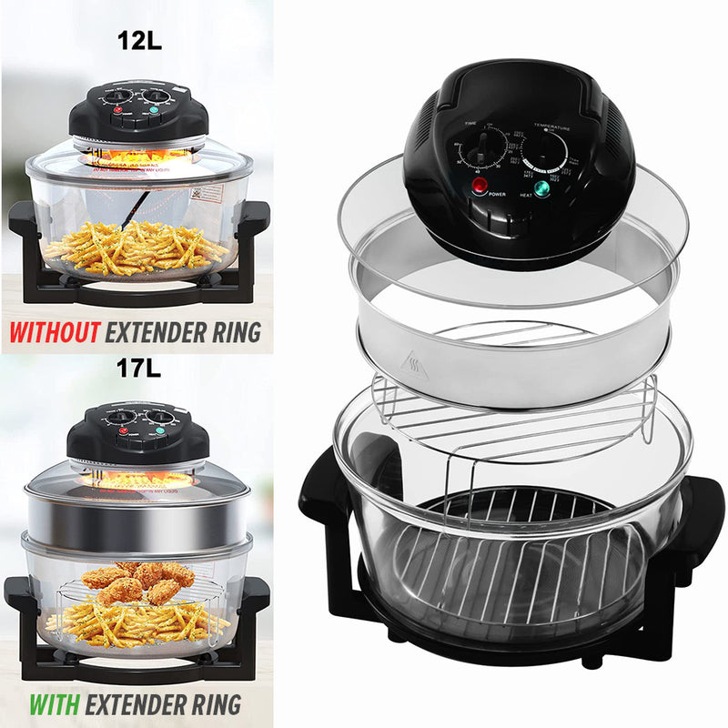idrop [ 8 IN 1 ] 12 LITER Multifunction Halogen Oven Cooker 1200-1400W / Periuk Ketuhar Halogen Pelbagai Fungsi / 【8合1】12升多功能卤素烤箱灶1200-1400W