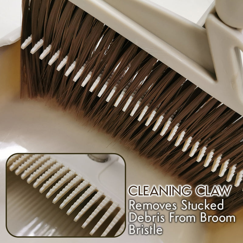idrop 2 IN 1 Dustpan Broom Sweeper Cleaning Brush