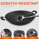 idrop [ 42CM / 45CM ] RED SUN Aluminium Alloy Nonstick Cooking Wok with Lid Cover / Kuali Memasak dengan Penutup / 永生42&45公分锰钛合金阳极炒锅