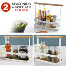 idrop Kitchen Household Tabletop Storage Rack Shelf for Tableware Pot Lid & Knives