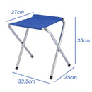 idrop Portable Foldable Outdoor Picnic Stool / Kerusi Lipat Berkhelah / 牛津布户外折叠凳(单层布) [ 27 X 33.5 X 35CM ]