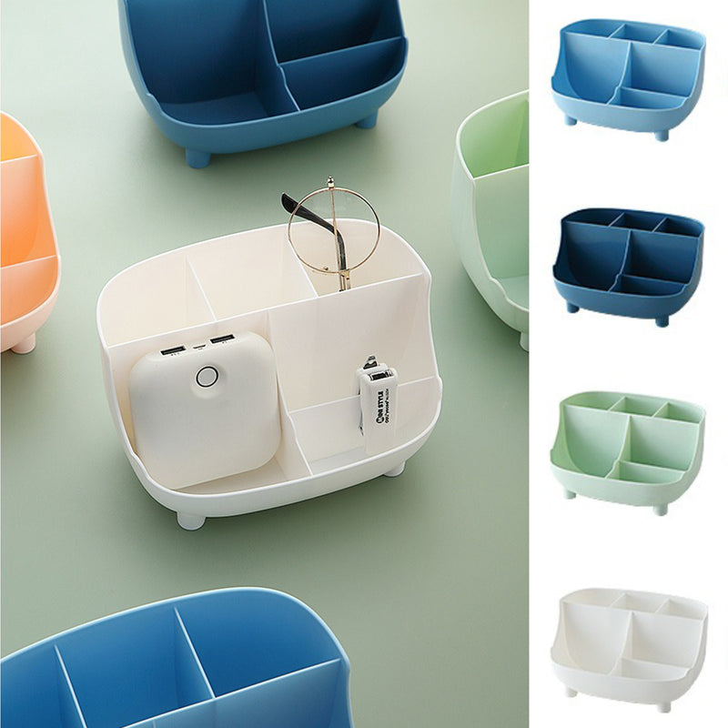 idrop Multifunction Storage Box For Stationary & Makeup / Kotak Penyimpanan Barang Pelbagai Guna Alat Tulis Dan Alatan Solek / 塑料桌面文具收纳盒