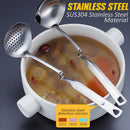 idrop Stainless Steel Oil Separation Hanging Soup Ladle SUS304 / Senduk Pemisah Sup Senang Gantung Keluli Tahan Karat / 304不锈钢油汤分离汤勺
