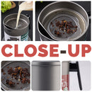 idrop 1.7L Stainless Steel Kitchen Oil Pot Filter Cup