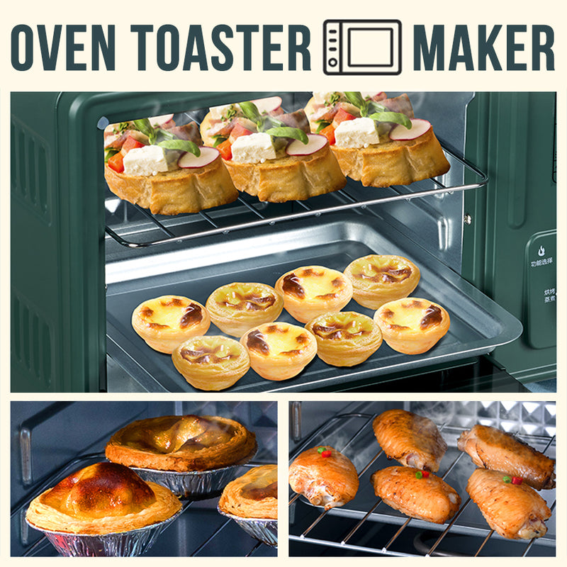 idrop [ ALL IN 1 ] 3 IN 1 Multifunctional Electric Toaster Maker Oven with Cooking Frying Pan and Cooker Pot