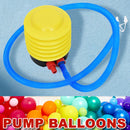 idrop Portable Foot Air Pump Balloon Inflator / Pam Kaki Untuk Belon / 塑料脚压充气器(打气筒)
