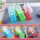 idrop [ 400ml ] HELLO MASTER Glass Drinking Water Bottle / Botol Minuman Kaca / 400ML喷漆玻璃水杯(玻璃水壶)