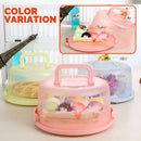 idrop 23CM Portable Cake Food Cover Storage Box