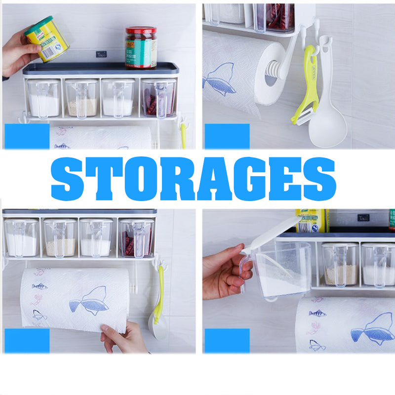 idrop SEASONING STORAGE - Kitchen Wall Mount Rack Shelf