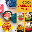 idrop [ 1.1L / 3.2L ] Ceramic Casserole Cooking Pot Bowl