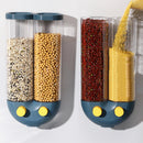 idrop 2 IN 1 Wall Mount Cereal Grain & Bean Storage Dispenser