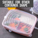 idrop 6PCS Multisize Stretchable Silicone Food Storage Cover Waterproof & Leakproof