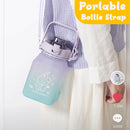 idrop [ 1500ml ] Large Capacity Gradient Color Sports Drinking Bottle with Split Open Lid / Botol Air Minuman Sukan Warna Warni / 1500ML亿本大容量塑料杯(水壶 )