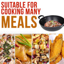 idrop [ 45CM ] Kitchen Titanium Alloy Frying Cooking Wok