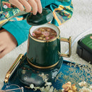 idrop [ 500ml ] Multifunctional Retro Ceramic Health Pot Warmer Cooker / Cawan Masak Minum Seramik / 触摸0.5L养生杯 (360W)