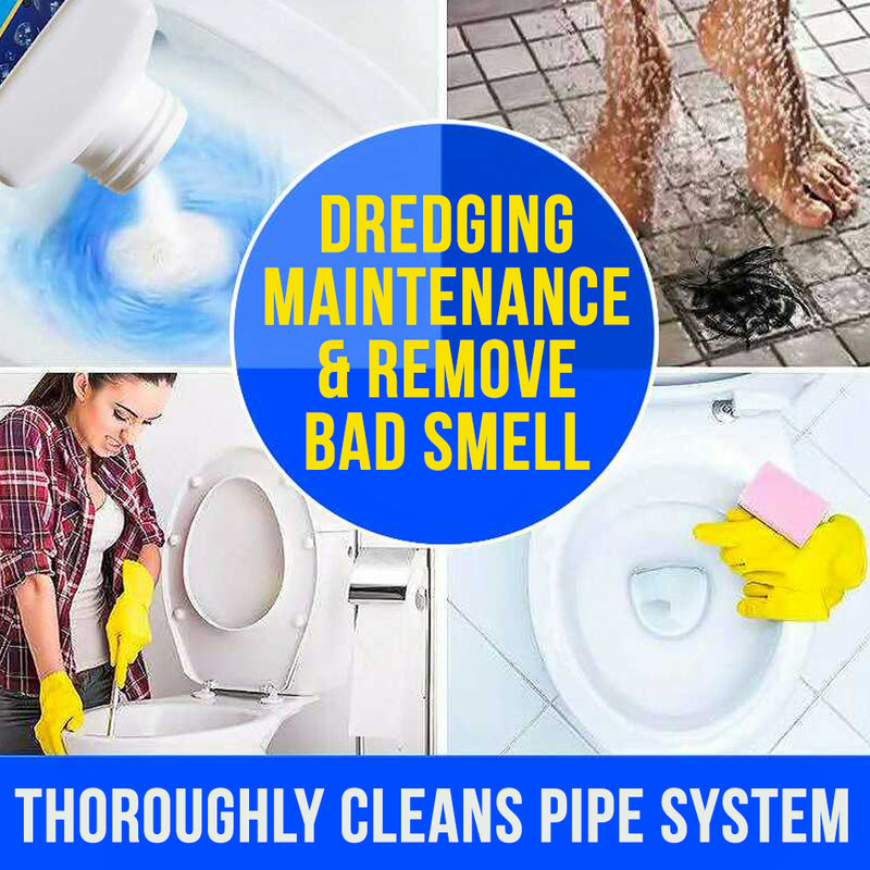 idrop [ 500g ] Pipe Plumbing Clogging Dredging Clog Remover Cleaning Agent