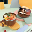 idrop [ 1200ml ] Stainless Steel SUS304 Instant Noodle Cup / Cawan Makan Mi Segera / 幻想猫泡面杯