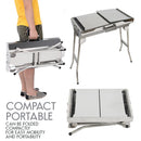 idrop Foldable BBQ Standing Grill - Wing Feature Medium Size Barbecue