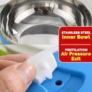 idrop 1400ML 2 Layer Stainless Steel Interior Bowl Lunchbox Portable Insulated Food Container