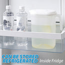 idrop [ 2200ml ] Frosted Plastic Cold Water Drinking Jug Container / Bekas Minuman Air Sejuk / 2200ML磨砂塑料冷水壶