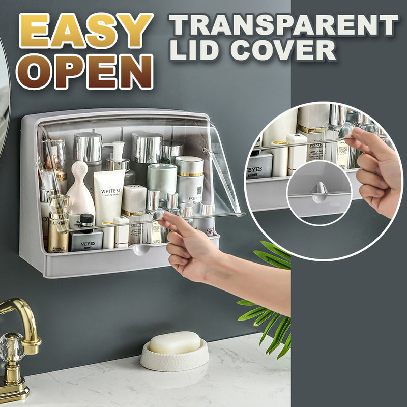 idrop Kitchen Household & Cosmetic Wall Mounted Storage Box