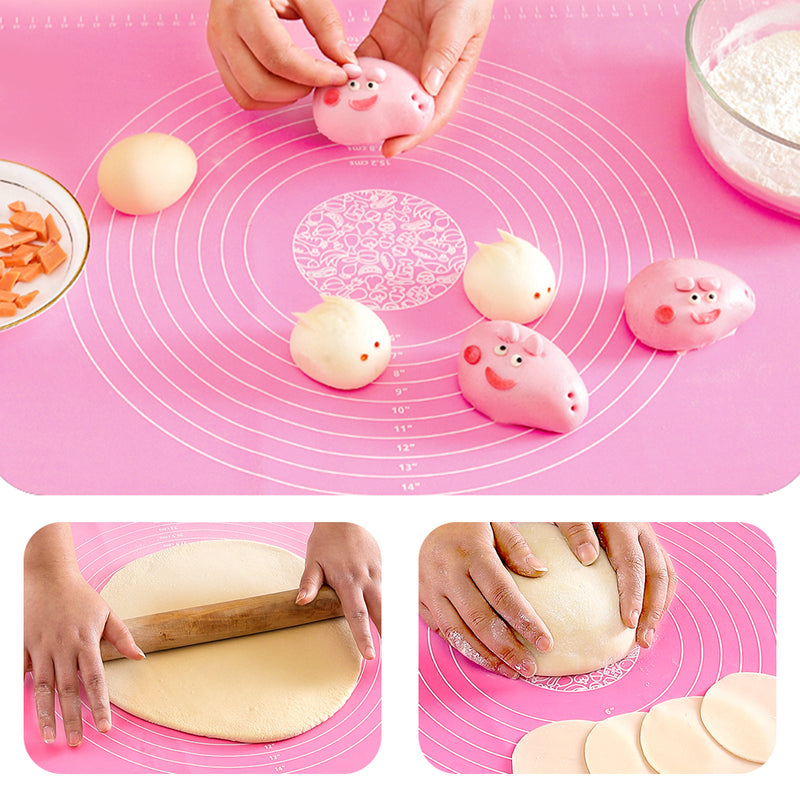 idrop [ 50 x 40cm ] Dough Kneading Silicone Pad Food Grade