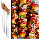 idrop 10pcs Stainless Steel BBQ Skewer Stick Barbecue Rod [ 30cm ]