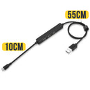 idrop 2 IN 1 USB 2.0 Hub & Type C Cable Charging & data Transfer [ 3X USB Port ]