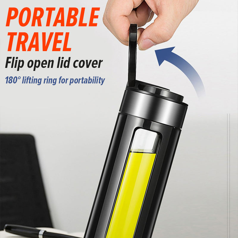 idrop [ 570ml ] Double Layer Heat Insulation Drinking Cup Flask / Cawan Minum Insulasi / 双层保温饮水杯烧瓶