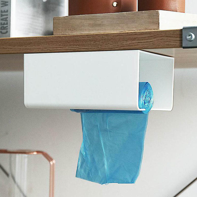 idrop Tissue Box & Plastic Roll Wall Mounted Holder and Household Item Storage