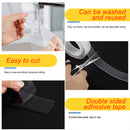 idrop [ 3 METER ] Transparent Double Sided Multipurpose Adhesive Tape 30mm Width 1mm Thickness / Pita Lekat Lutsinar Pelbagai Guna / 透明双面多用途胶带