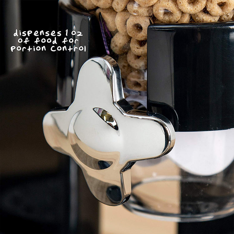 idrop DUAL SNACK DISPENSER - 2 IN 1 Cereal & Candy Dispensing Tower