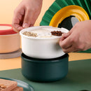 idrop Multi Compartment Grid Seasoning Storage Box with Spoons / Kotak Simpan Rempah Ratus / 美之扬四格塑料调味盒