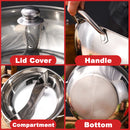 idrop [ 2 IN 1 ] 30CM Stainless Steel Kitchen Hotpot Cooker