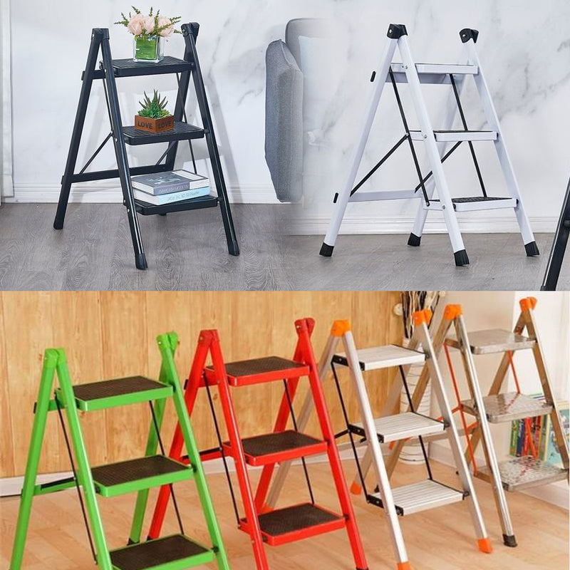 idrop 3 LAYER Foldable Compact Standing Step Household Ladder