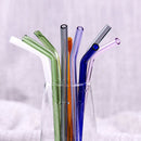 idrop GLASS STRAW - Bent Glassed Drinking Straw