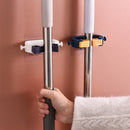 Idrop Grip Punch Mop & Broom Wall Mounted Clip Holder