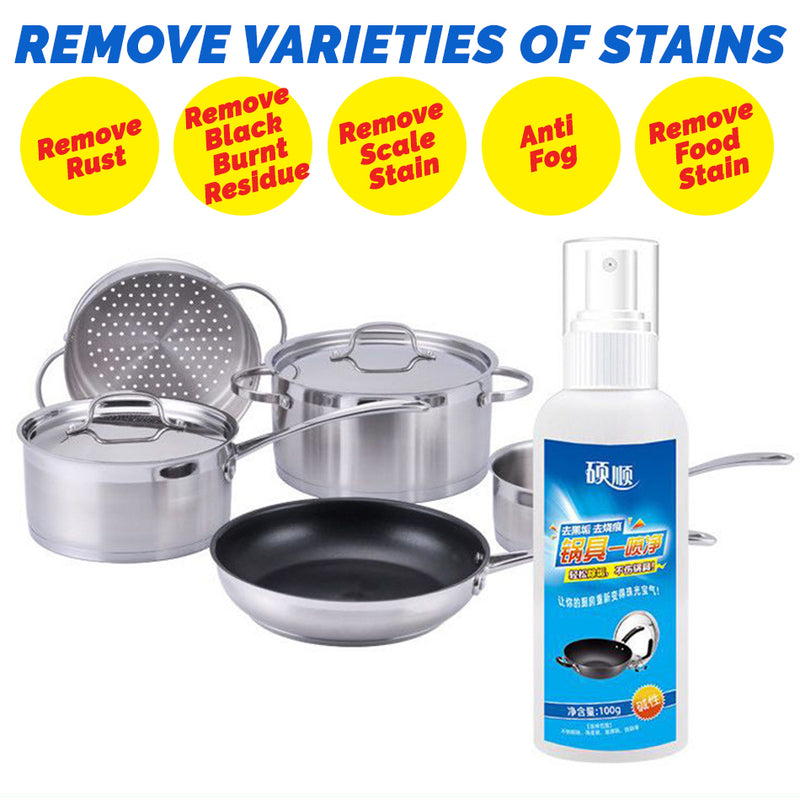 idrop [ 100g ] Stainless Steel Pots & Pans Rust Removal Spray