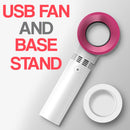 idrop Mini USB Rechargeable Compact Portable No Blade Fan