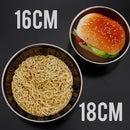idrop [ 10pcs ] Heat Insulation Stainless Steel Eating Bowl / Mangkuk Makan Keluli Tahan Karat / 不锈钢保温餐碗 [ 16cm / 18cm ]