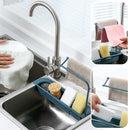 idrop [36cm~50cm] Household Extendable Kitchen Sink Drainage Rack for Cleaning Accessory & Rag Storage
